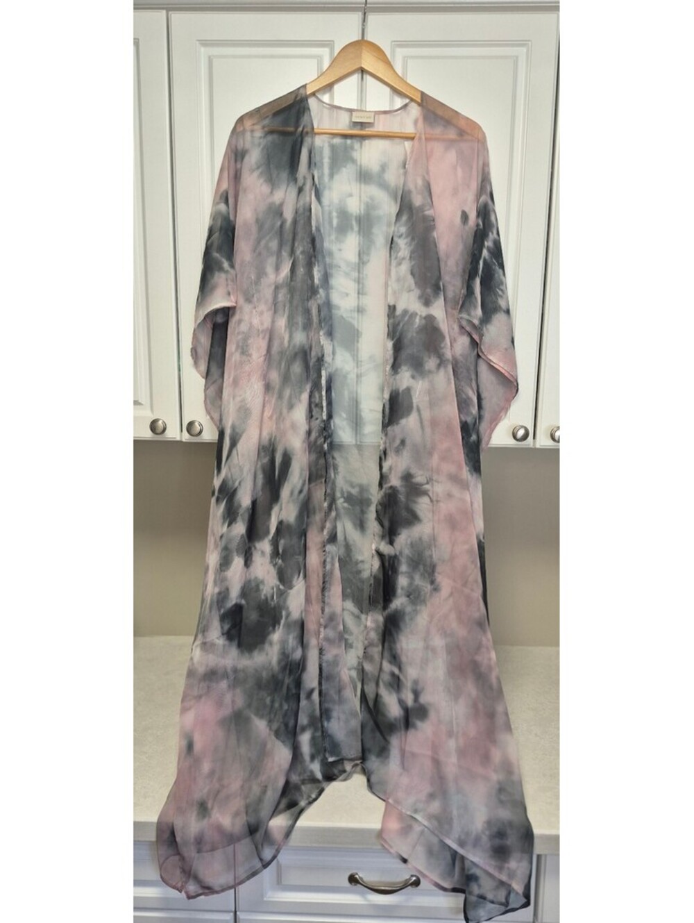 Suki So - Long Sheer Kimono Duster/Swimsuit Cover - One Size